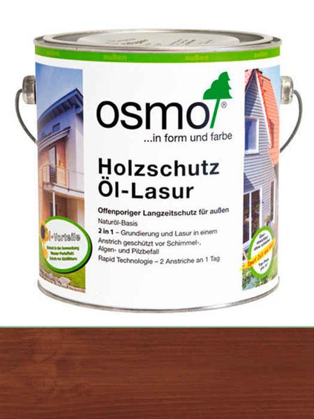 Лазур-мастика для дерева Holzschutz OI-Lasur для саду OSMO БО01425 фото
